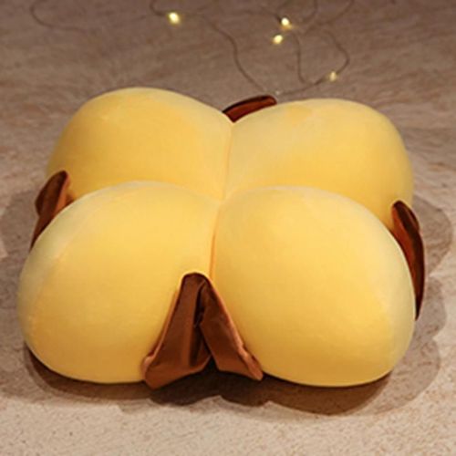 Coussin Futon En Coton, Coussin pais Et Moelleux, Coussin De Sol Pour Baie Vitre, Balcon, Tatami Coton Jaune - 40 X 20 Cm - Environ 0,96 Kg