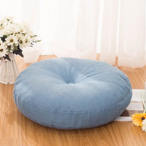 Coussin Rond En Lin De Style Japonais, Coussin Tatami Doux Et pais Confortable, Coussin De Sige Respirant Pour Canap, Balcon, Baie Vitre 9109-May14A16601