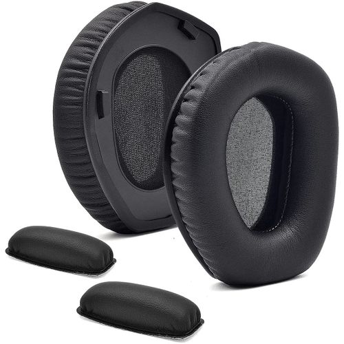 Coussinets d'oreille de rechange en cuir protin,compatible avec casque Sennheiser HDR RS165 RS175 en mousse  mmoire de forme(coussin de tte et coussinets d'oreille)