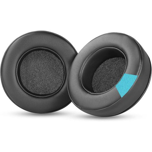 Coussinets d'oreille de rechange en mousse  mmoire de forme compatibles avec casque Pioneer HDJ-X5 HDJ-X7 DJ HDJ-X10 (coussinets en cuir protin)