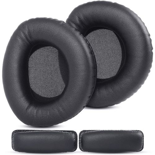 Coussinets d'oreille de rechange Pour Sennheiser RS160 RS170 RS180 HDR160 HDR170 HDR180 casque sans fil(Cuir protin)