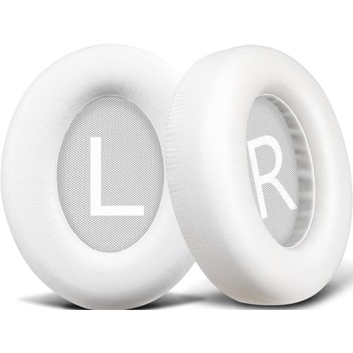 Coussinets d'oreille Remplacement pour Bose 700 (NC700) Casque,Couverts en Cuir Protine,Supression de Bruit Mousse  Mmoire(Blanc)
