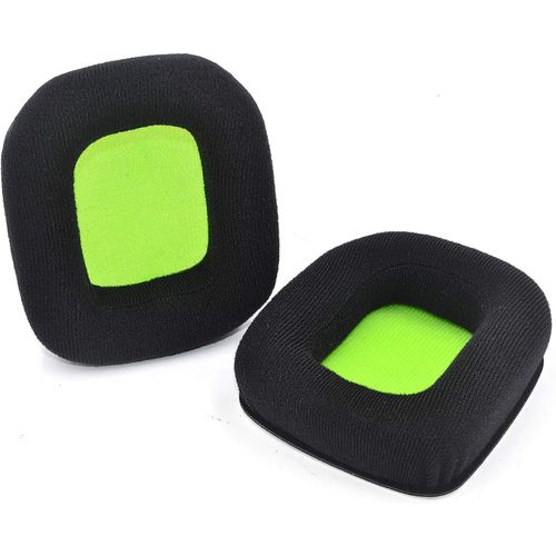 Coussinets de rechange compatibles avec Logitech Astro A20,Coussinets d'oreille pour Logitech Astro A20 Casque(Velours Vert)