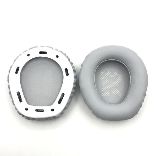 Coussinets de rechange en cuir protin et mousse  mmoire de forme pour casque JBL Quantum 100 Q100 (Gris)