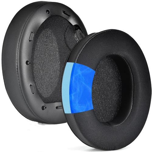 Coussinets de rechange en gel rafrachissant pour casque Sony WH-1000XM4,1000 XM4(Noir)