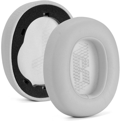 Coussinets de Rechange en Mousse  mmoire de Forme pour Casque JBL E65 E65BTNC/DUET NC/LIVE650 BTNC LIVE660 BTNC(Gris)