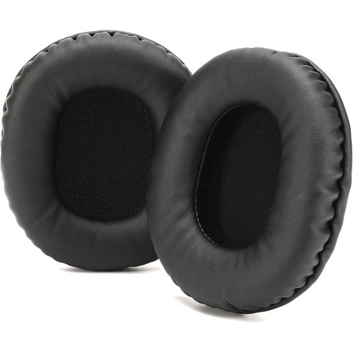 Coussinets de Remplacement en Cuir PU compatibles avec Les SteelSeries Arctis 1/Arctis 3/Arctis 5/Arctis 7/Arctis 7P/Arctis 9X/Arctis Pro/Arctis Prime (Cuir protique-Noir).[F266]