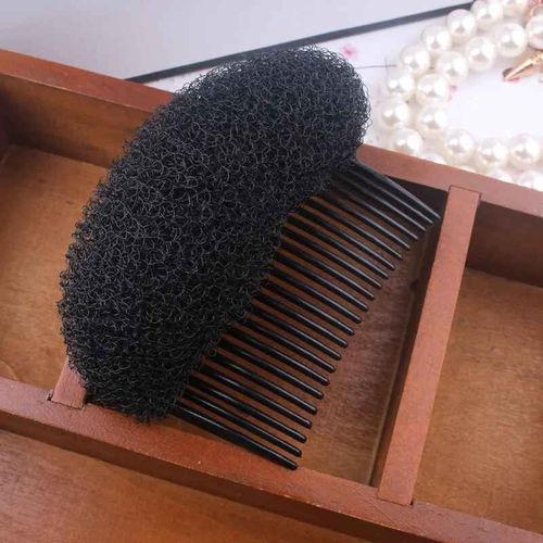 Coussinets De Volume Pour Cheveux Frontaux Pour Femmes,ponge Moelleuse,Pince  Cheveux,Peigne  Cheveux Pour Dames,pingle  Cheveux De Maquillage,Accessoires De Coiffure,1 Pic - Type 1pc Black L