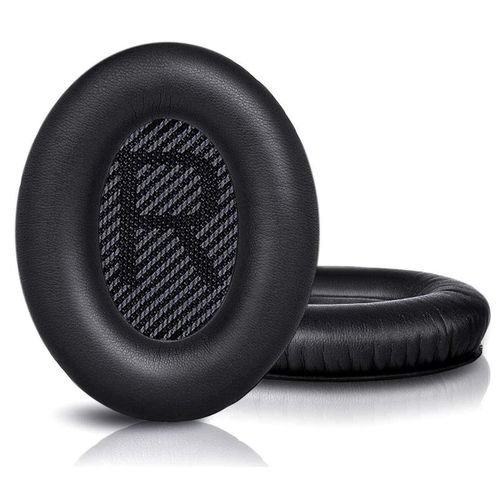 Coussinets pour Bose QC35 I/II, QC25, QC15, QC 2 AE 2, AE 2i, AE 2w, SoundTrue, SoundLink Le noir