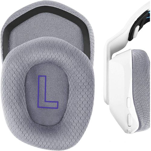 Coussinets pour Logitech G733 Lightspeed Casque de Jeu sans Fil,Coussins avec Tissu en Maille Durable,Mousse D'isolation Phonique(Gris)