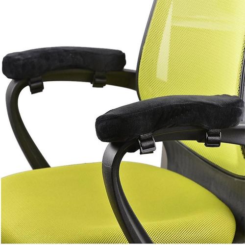 Coussins D'accoudoirs De Chaise Extra pais 250 X 75 X 30 Mm, Coussins De Coude, Soulagement De La Pression, Pour Chaise De Bureau, De Jeu, Avec Coussinets En Mousse  Mmoire De Forme, 2 Pices