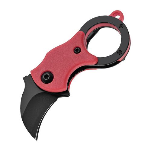 Couteau  Griffe D'aigle,Mini Couteau  Renard,Lame De Cure-Dents,Outil Portable Edc Extrieur,Petit Couteau Pliant Pointu,Collier,Porte-Cls - Type Rouge
