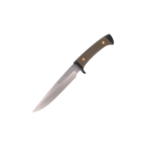 Couteau De Chasse Muela, 3162 Poing Avec Poignes Vertes Et Zamak Noir, 205 Grammes + Multi-Usages Carte-Cadeau
