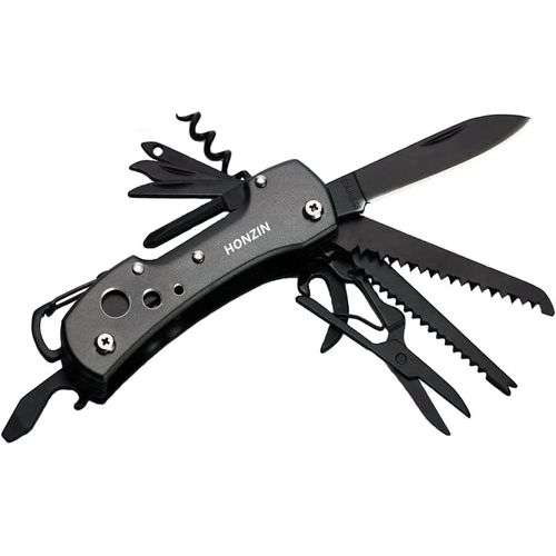 Couteau De Poche Multifonctions De Style Suisse - Pour Une Utilisation Quotidienne, Y Compris La Pche De Survie En Plein Air