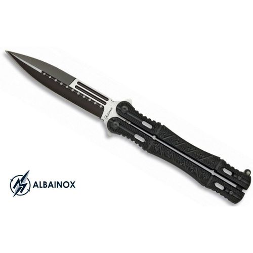 Couteau Papillon Night Fighter - Balisong Noir