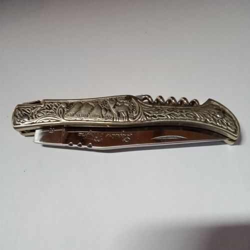 Couteau Tire Bouchon Dcor Montagne