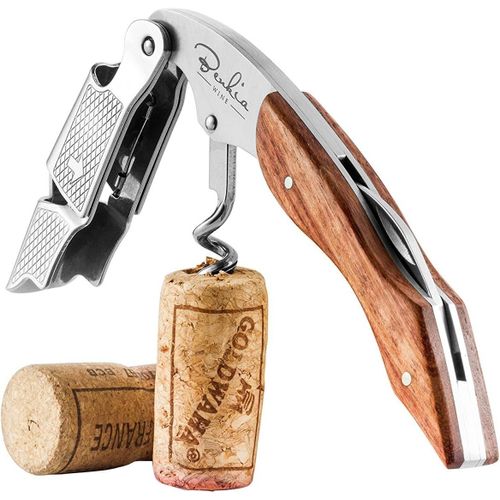 Couteaux de sommelier - Tire bouchon professionnel en acier inoxydable, qualit htel et restaurant, avec dcapsuleur et coupe-capsule