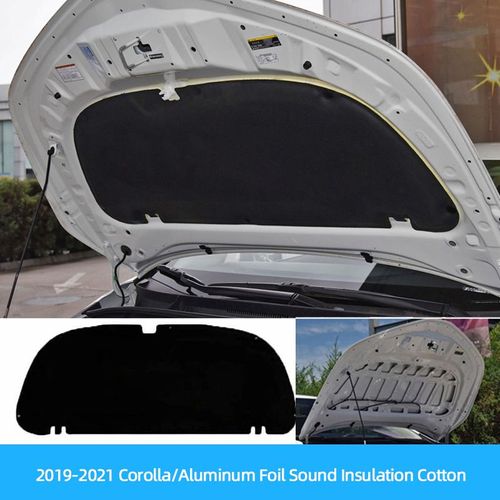 Couvercle Avant De Voiture Pour Toyota Cortrustsedan 2007-2021,Pare-Feu Moteur,Joint En Coton,Capot Chauffant,Couche D'isolation Phonique - Type C2019-2021