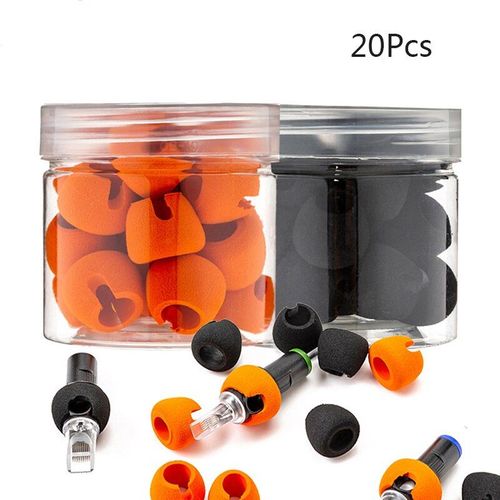 Couvercle De Poigne En Mousse  Mmoire De Forme Pour Aiguilles, Pour Tatouage, Style Hawk, 20 Pices/Bote