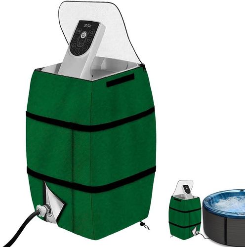 Couvercle De Pompe De Chauffage De Spa,Housse De Pompe De Chauffage Pour Jacuzzi,Convient  Plusieurs Marques De Baignoires/Piscines Extrieures (Vert)