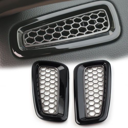 Couvercle De Sortie D'aration Latral De Tableau De Bord Intrieur En Accent D'abeille De Voiture, Noir Brillant, Honda Civic 11e, 2022, 2023, Lhd Uniquement, 2 Pices
