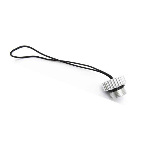Couvercle Filet De Valve De Rservoir Din De Plonge Sous-Marine,Bouchon De Protection Anti-Poussire En Aluminium,Capuchon D'extrmit Multicolore Anti-Poussire De Remplacement N E - Type Silver