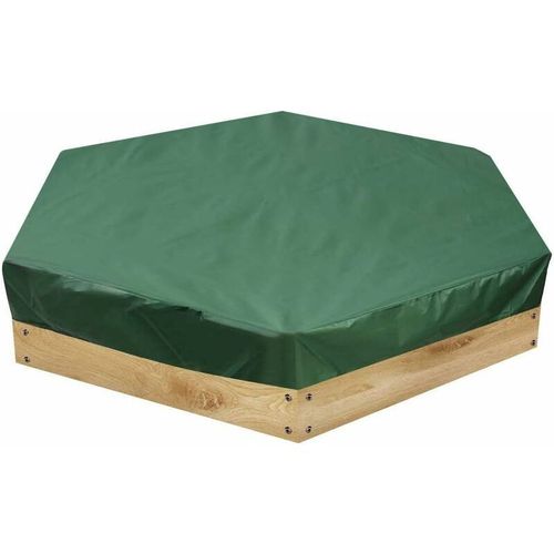 Couvercle Hexagonal Pour Bac A Sable Avec Cordon De Serrage,Etanche,Anti-Poussiere,Cache-Bac A Sable Pour Jardin Exterieur140cm110cm Goodnice