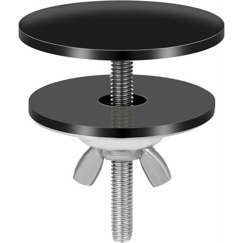 Couvercle Trou Robinet Noir, 5cm Acier Inoxydable Couvercle Trou Robinet Evier Cache Trou Pour Evier Etanche Rwautre Accessoire Pour Evier Goodnice