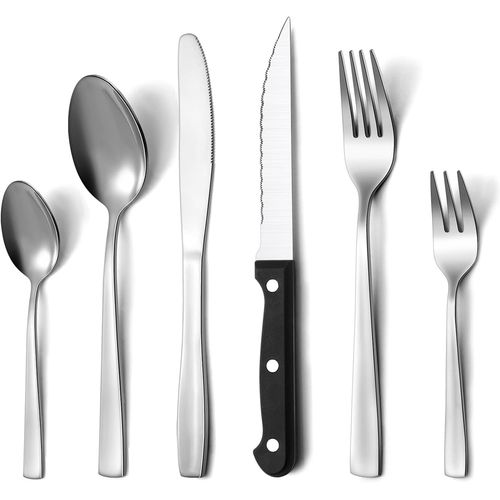 Couverts De Table, 36 Pices Couverts, Couverts Pour 6 Personnes, Couverts Inox, Set Couverts De Table Avec Couteau  Steak,[39]