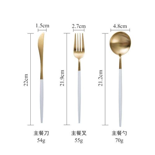 Couverts En Acier Inoxydable, Coutellerie Noire, Couteau, Fourchette, Vaisselle De Table, Couverts En Or Pices/Ensemble, Couverts Occidentaux, 3 Pices