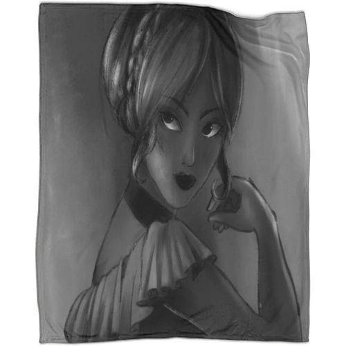 Couverture 3d Wednesday Addams Super Douce, Couverture Confortable Et Chaude Pour Canap Ou Lit, Flanelle Lavable En Machine, Confortable Et lgante 100 X 130 Cm