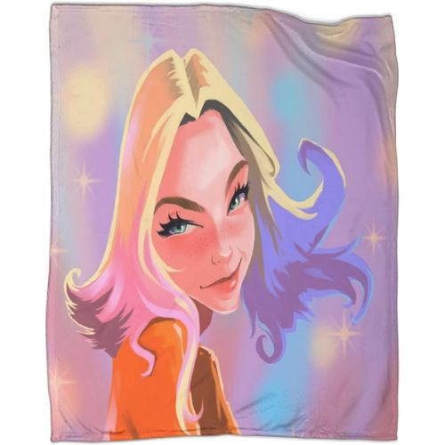 Couverture 3d Wednesday Addams Super Douce, Couverture Confortable Et Chaude Pour Canap Ou Lit, Flanelle Lavable En Machine, Confortable Et lgante 127 X 152 Cm