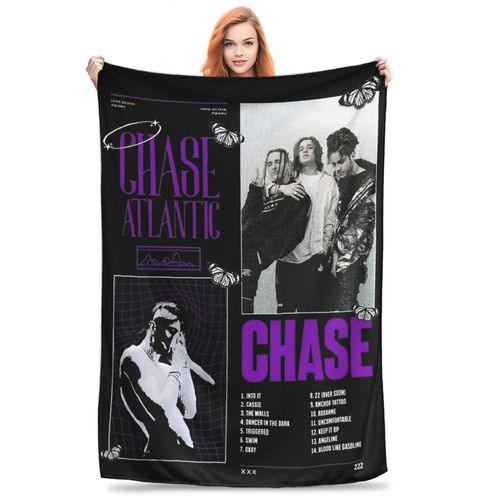 Couverture A L'effigie De La Tourne Chase Atlantic, Super Douce Et Confortable, Pour Canape Et Lit, Du Groupe R&b 2024
