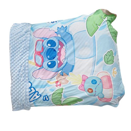 Couverture A Pois Surelevee Pour Bebe, Motif Dessin Anime, Douce Et Apaisante, Pour L'ete, L'hiver, La Maternelle, Type S 2