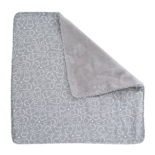 Couverture Bb Roba - Miffy - 80x80 Cm - Polaire Et Coton Doux - Motif Lapin