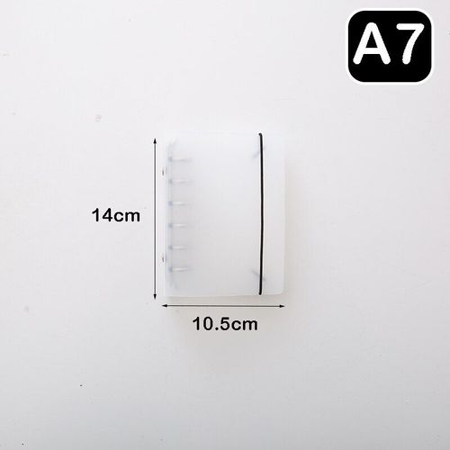 Couverture De Cahier  Feuilles Mobiles  6 Trous A4 A5 A6 B5, Coque Transparente Givre Pour Carnet De Notes Planificateur, Couverture De Livre, Papeterie Pour tudiant