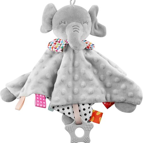 Couverture De Couette En Forme D'lphant Pour Bb,Serviette Douce Pour Apaiser,Hochet Pour Bb,Jouets Animaux,Apaiser La Raison,Serviette De Couchage,Tour Suspendu Pour Tout-Peti - Type Elephant #A