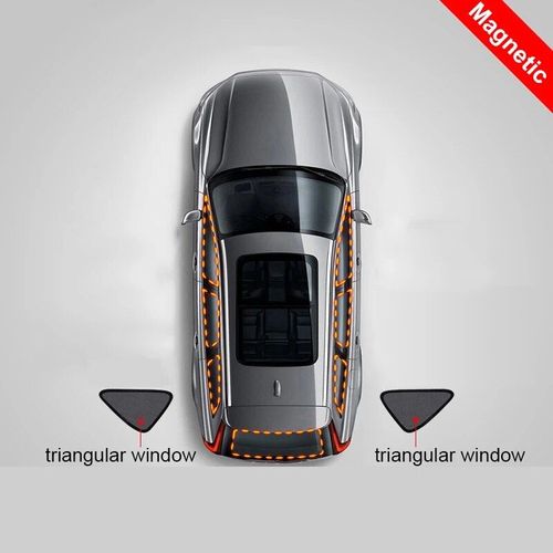 Couverture De Pare-Brise De Fentre Pour Subaru Forester,Pare-Soleil De Voiture,Rideau D'ombre En Maille,Store,Accessoires,2019,2020,2021,2022 Sk - Type 2pcs Triangular