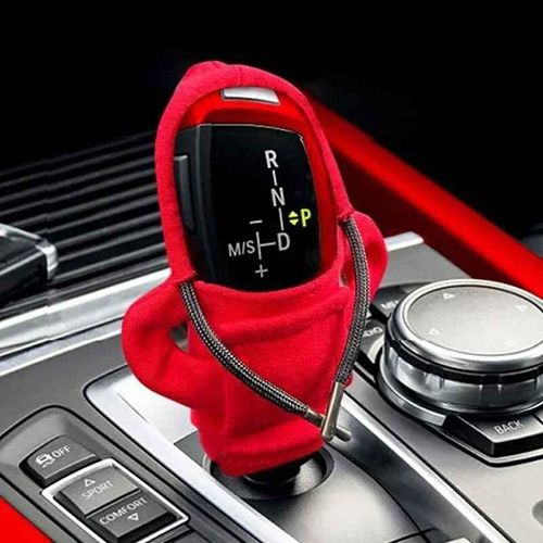 Couverture De Pommeau De Levier De Vitesse De Voiture,Mini Sweat  Capuche,Chemise,Poigne Manuelle,Nik,Mode,Auto,Jdm,Accessoires - Type Red
