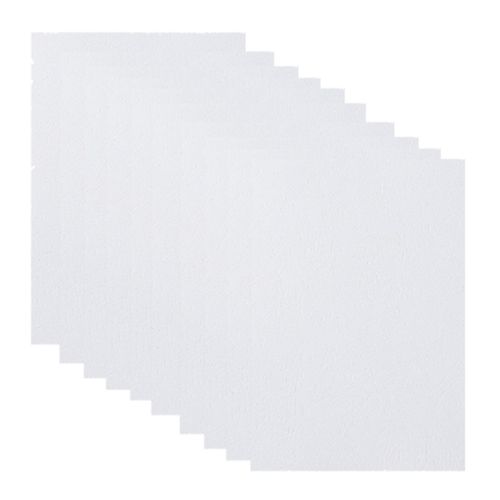 Couverture De Reliure En Papier,  Texture Cuir A4, Prsentation 8,27 X 11,69 Pouces Blanc