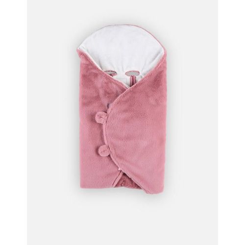 Couverture Promenade Fausse Fourrure Rose Mix & Match