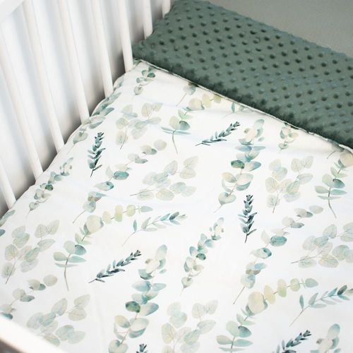 Couverture Rversible En Minky 100x70 Cm Pour Bb