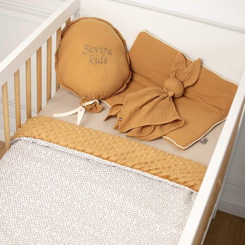 Couverture Rversible En Minky 100x70 Cm Pour Bb