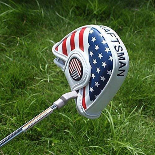 Couvre-Chef Magntique Avec Lame De Maillet De Golf, Aimant En toile Adapt  La Fermeture Du Drapeau  Rayures D'aigle