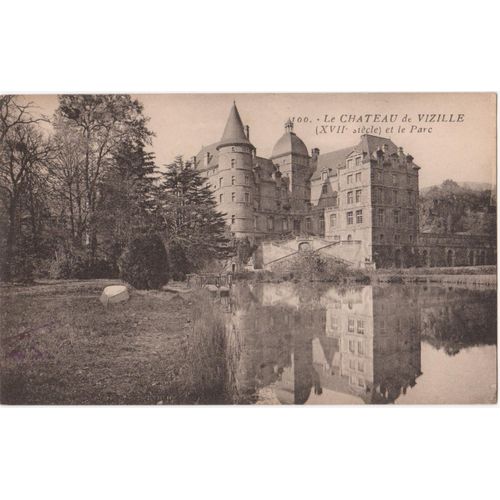 Cpa - 100 - (Isre/38) - Le Chteau De Vizille (Xviie Sicle) Et Le Parc - Non Circule