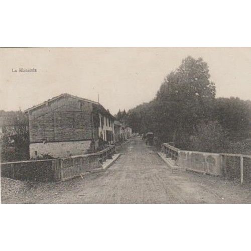Cpa La Haraze 51800 Marne - Hameau De La Commune De Vienne-Le-Chteau - Anime - Le Pont Sur La Biesme - crite Date 12 Janvier 1916 Le Canon Tonne- 9x14 Cm -