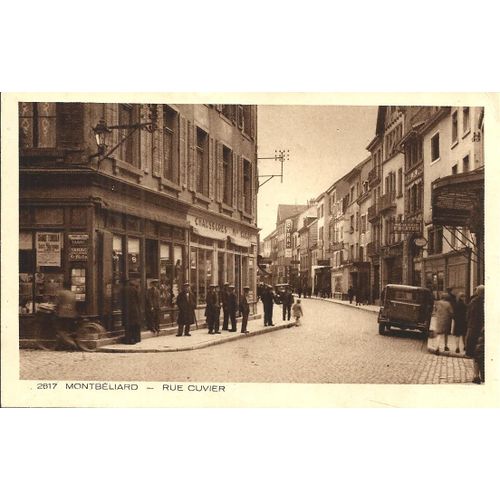 Cpa Montbliard - Rue Cuvier (Vers 1940/45)