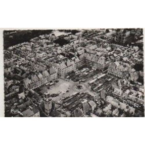 Cpa N 8823 Charleville 08 Ardennes Vue Aerienne - La Place Ducale - Photographie Veritable