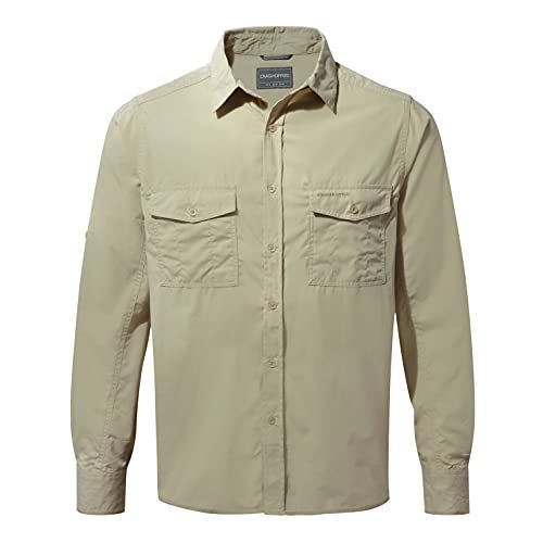 Craghoppers - Kiwi L/S - Chemise Taille S, Vert Olive