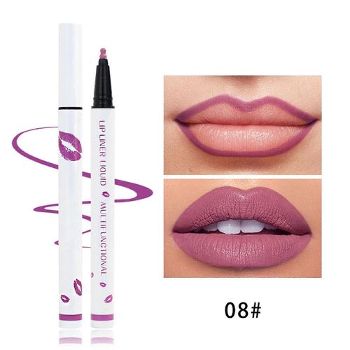Crayon  Lvres Mat Rouge  Lvres Liquide Crayon Antiadhsif Coupe  Lvres Brillant  Lvres Couleur Unie Glaage  Lvres Stylo Longue Dure Transpiration Schage Rapide 0,6 Ml